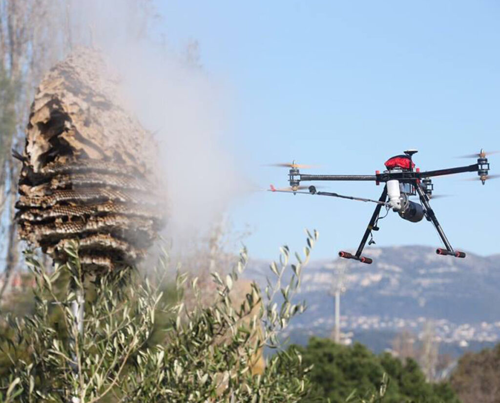traitement par drone